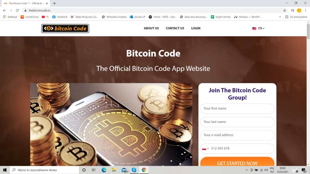 Bitcoin Code oficjalna strona